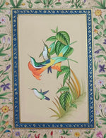 Flower bird painting