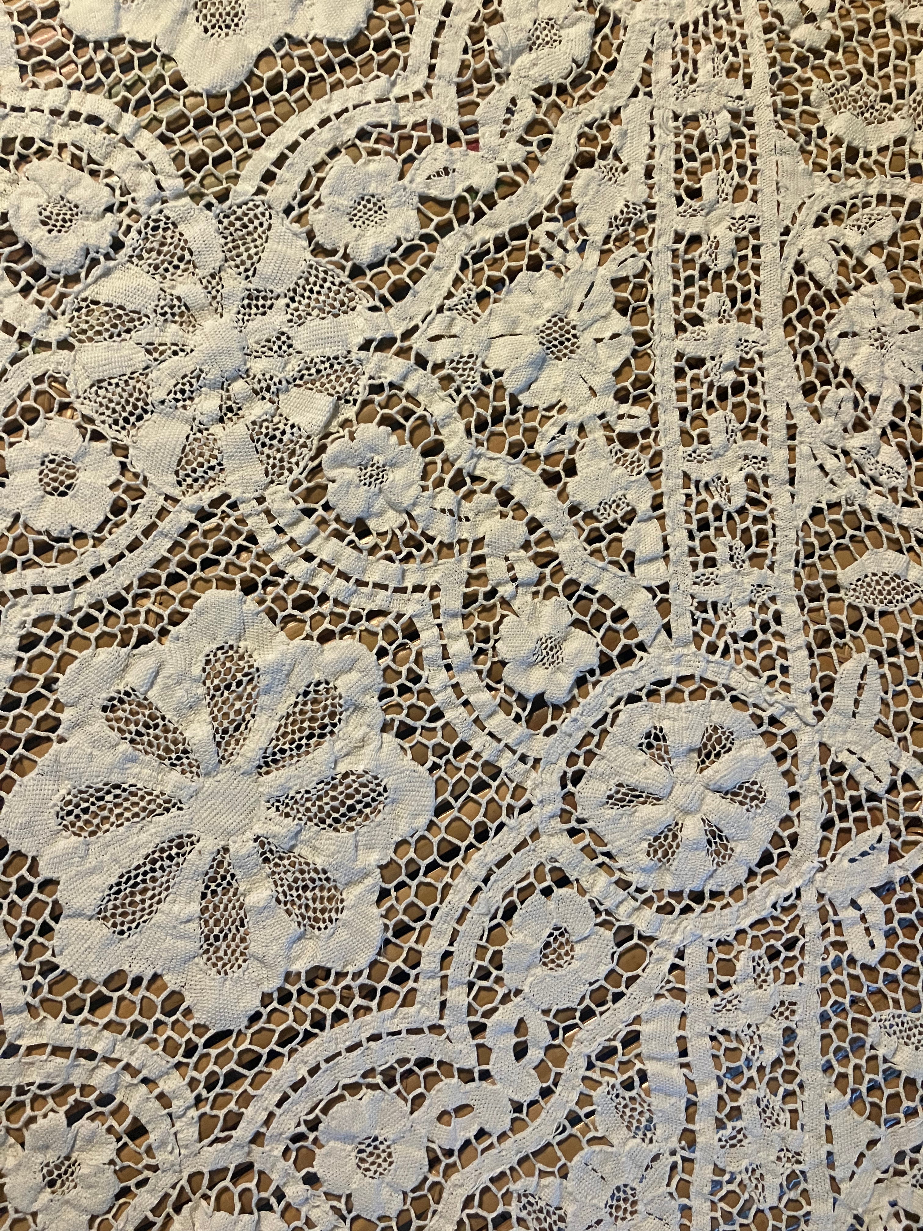 Antique Bobbin Table Cloth