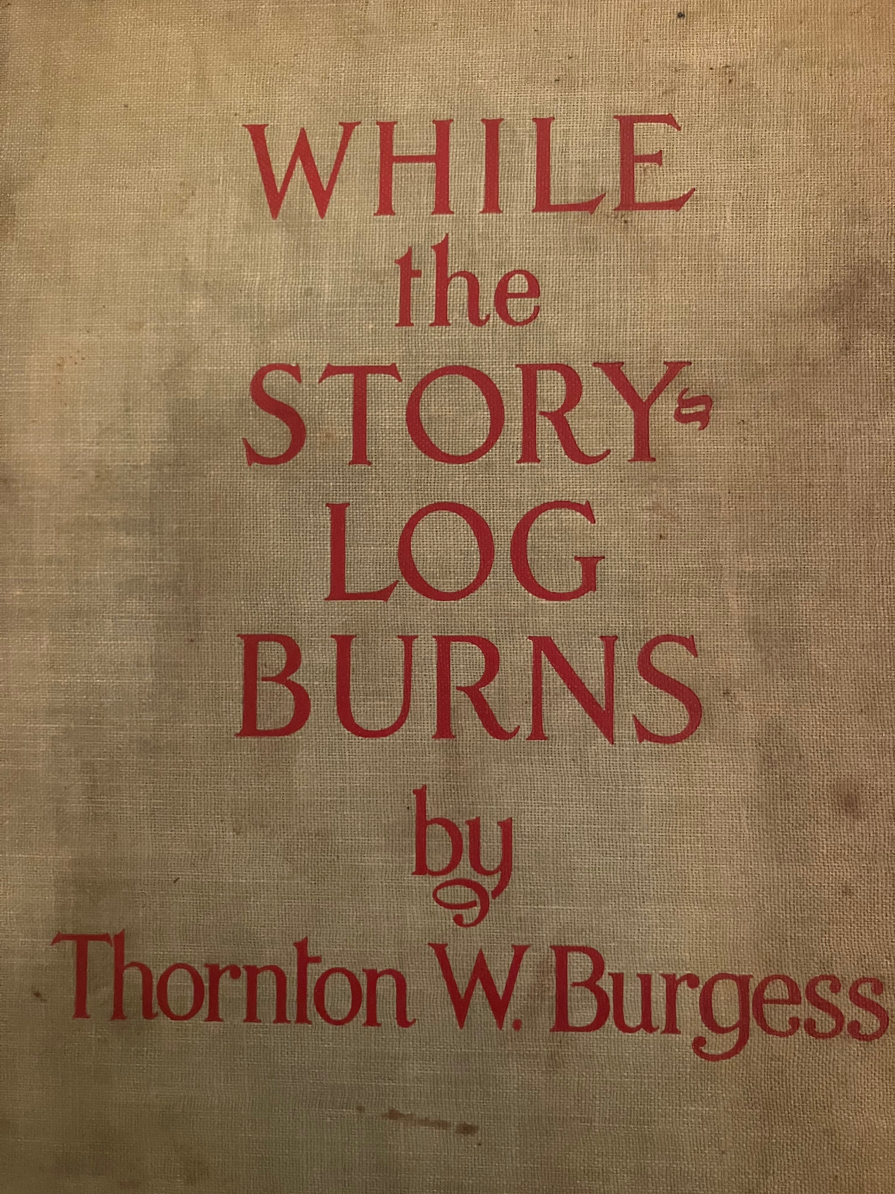 While the story log burns book