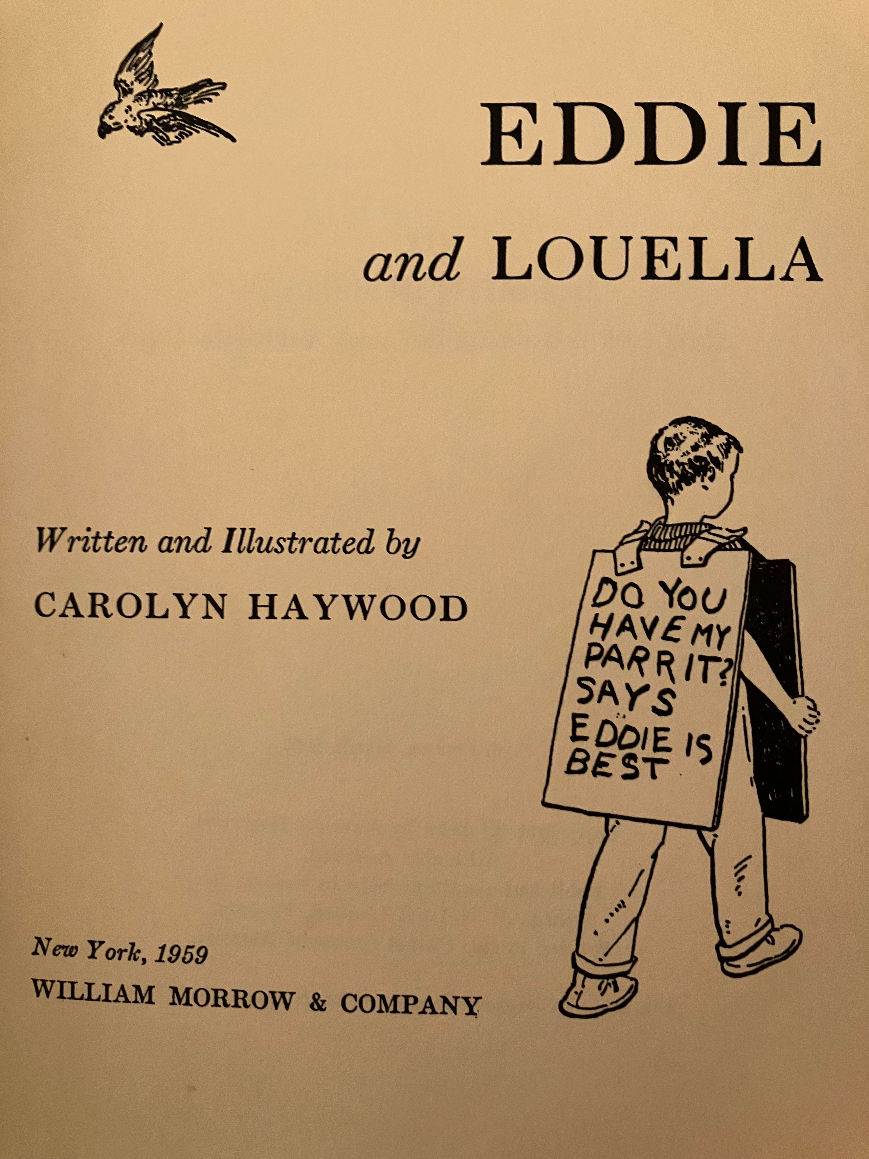 Eddie and Louella Book