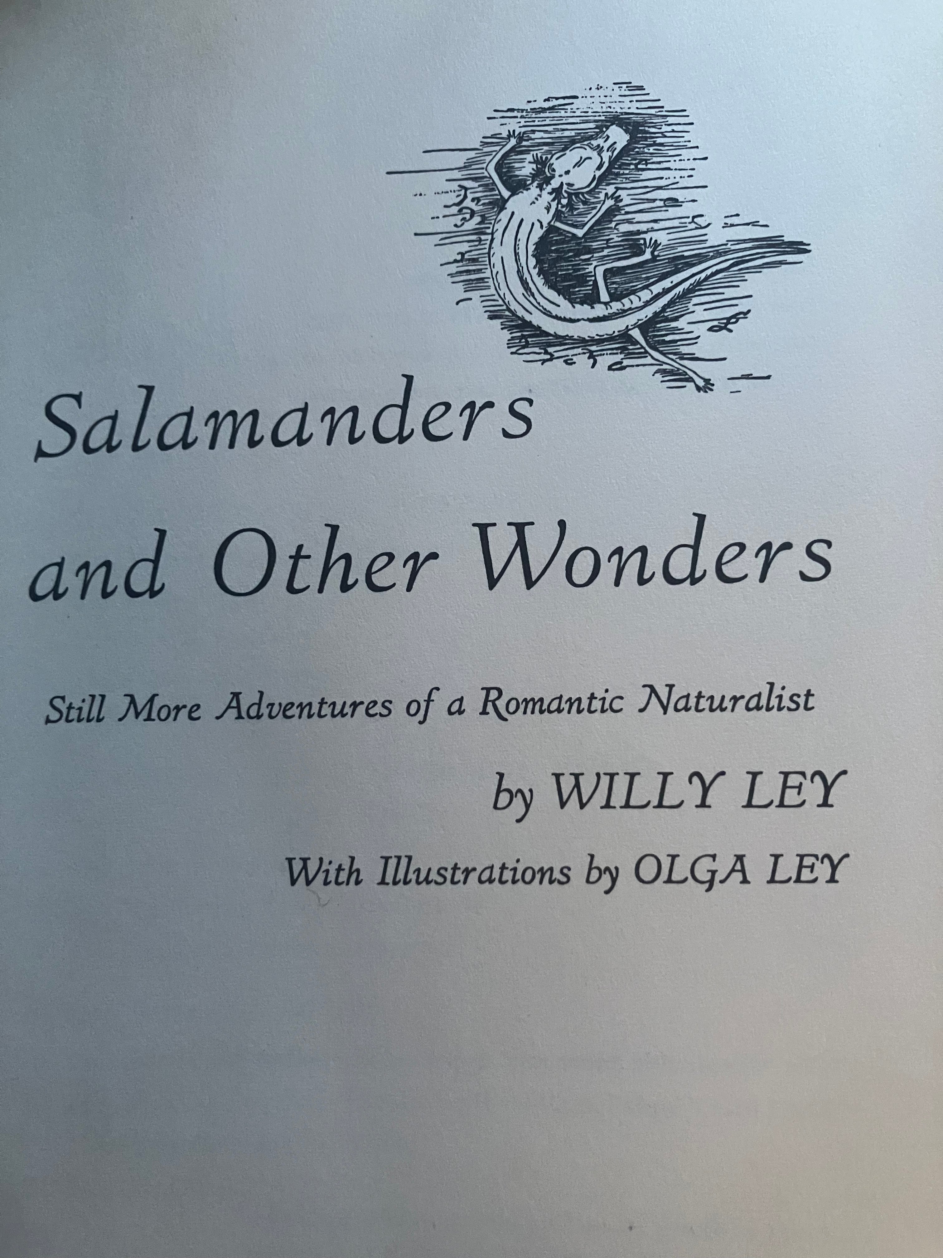 Salamanders and other wonders book