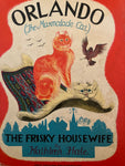 Orlando the marmalade Cat - The Frisky Housewife