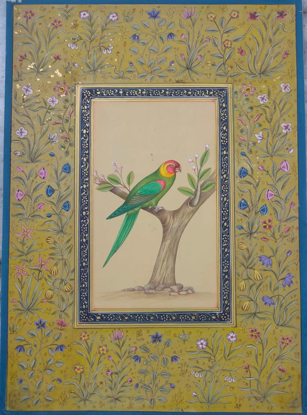 Bird and flower painting